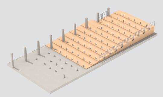 3. CAD – Doppelboden
